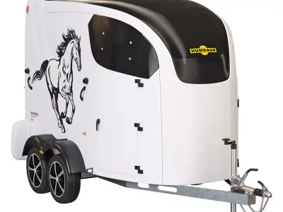 Humbaur Maximus horse trailer 3D model