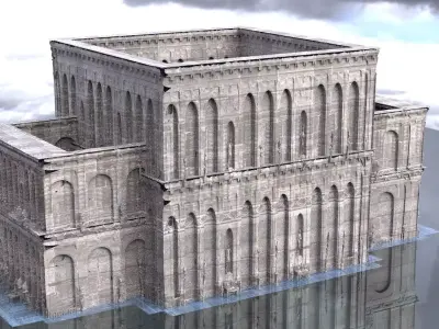 Mansion house Horror Hallways 2 pack  3D model