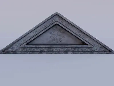 Stylized Ancient Buildings Architecture Pack  Low-poly 3D model