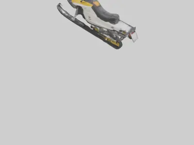 Snowmobile model 3D model