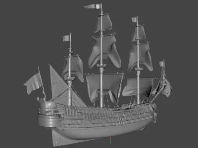 GALEON SAN FELIPE 3D model
