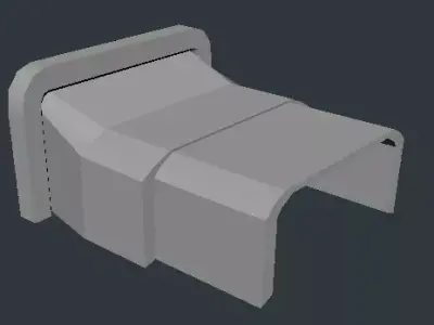 Transmision Forklift Free low-poly 3D model