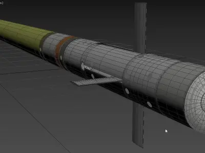 FIM 92 Stinger Missile 3D model