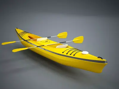 Recreational Kayak II 3D model
