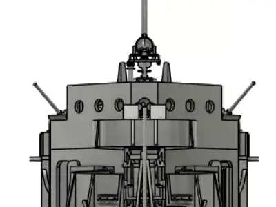 USS Gilmer APD-11 RC Model 1-48 Scale 3D print model