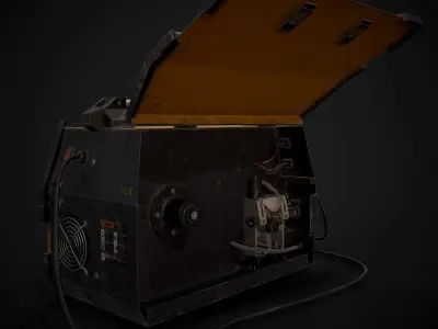 Welding machine  Low-poly 3D model