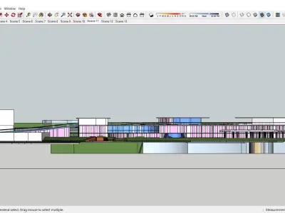 Sketchup Kindergarten 118 3D model