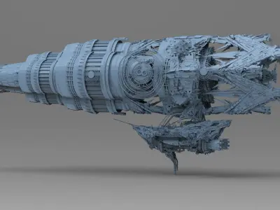 Egyptian zeppelin   3D model