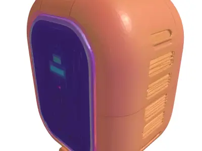 Futuristic Energy Core Device 3D model buy