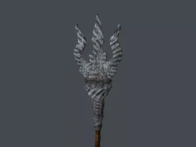 ARMR-001 Trident Low-poly 3D model