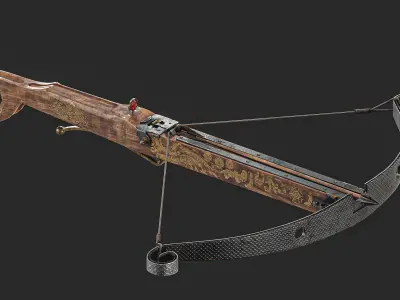 Crossbow   King  Edition Low-poly 3D model