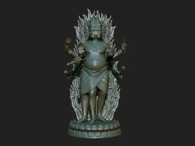 Hindu God Statue 220830 3D print model purchase