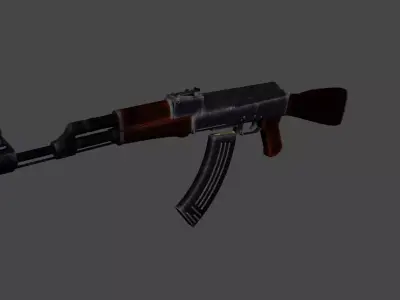 AK-47 ak - rifle 3D model shop