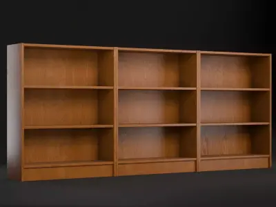 Vintage Sideboard Low-poly 3D model