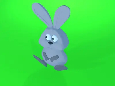 Funny bunny 3D model