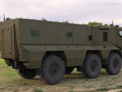  KAMAZ 63968 Typhoon MRAP Vehicle 