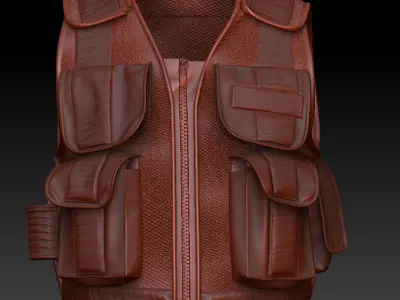 British transport  Police Hi-Vis Tactical Vest Retro Gear UK  Low-poly 3D model