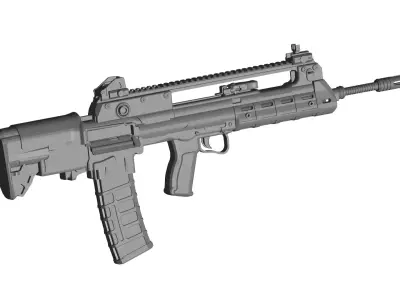 VHS-2 Assault Rifle 3D model