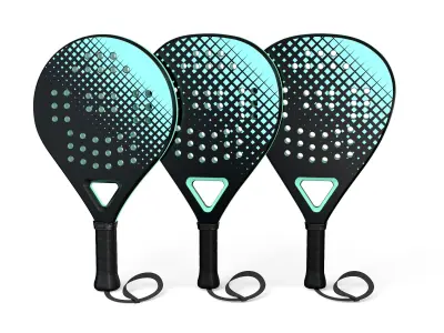 Padel Tennis Rackets  3D model