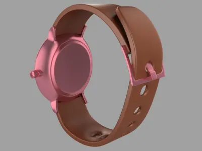  Simple Rose Gold Watch 