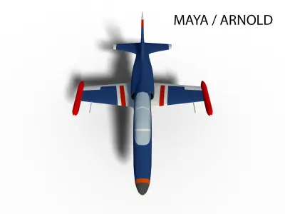AERO L-159A Low-poly 3D model