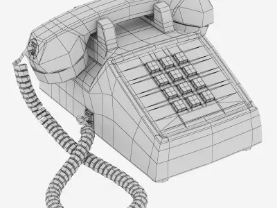 Western Electric Model 2500 telephone 3D model