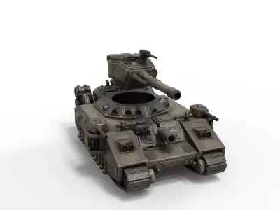 Baneblade Super Heavy Multi Turret Sci Fi Tank 3D print model