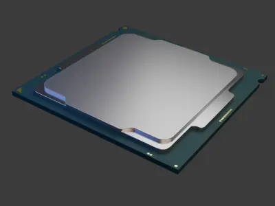 Intel Processor Free 3D model