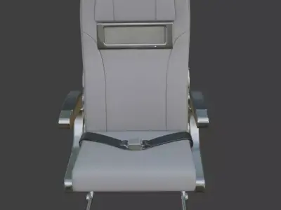 airplane seat chair 3D model purchase