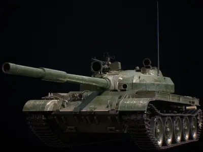  T62-M - Object 166 M6 - Main Soviet Union Battle Tank PBR 