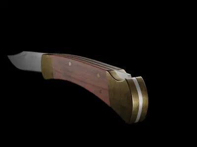 Knife buck 110 Free low-poly 3D model
