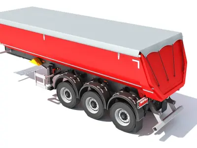 Farm Trailer 3D model buy