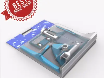 Cleaning tools 3D model