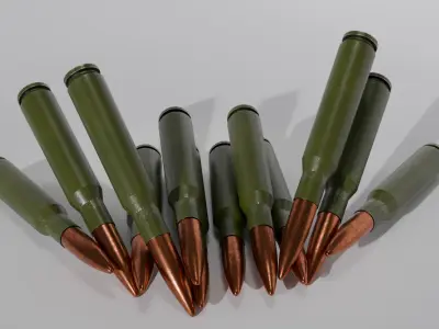 bullet 3D model shop