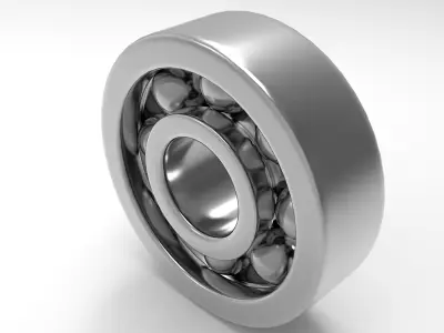 Ball Bearing  Low-poly 3D model