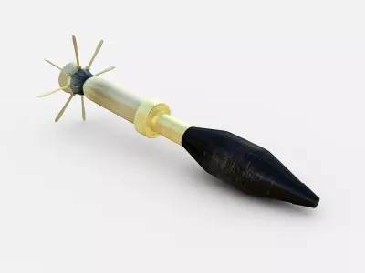 M72 Antitank Rocket 3D model