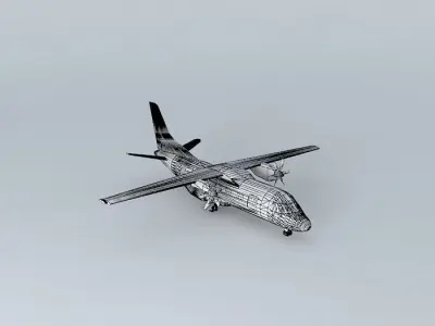 Template Antonov An 140 3D model