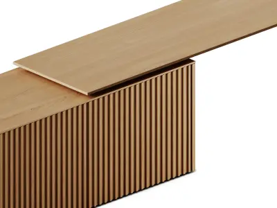 Punt Velasca Wooden sideboard VLS 300722 3D model