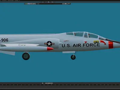 F-104 Starfighter Free 3D model