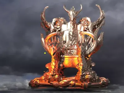 Underworld Throne 1  3D model