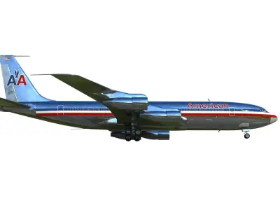 Boeing 707 3D model purchase