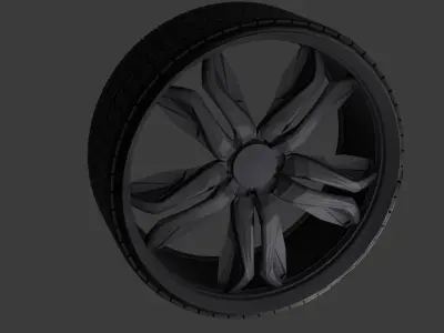 Car Tire 3D model by hongsungjun123