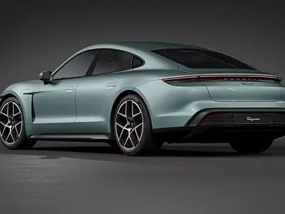 2025 Porsche Taycan 3D model