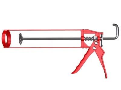 Skeleton Type Manual Caulking Gun 3D model
