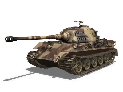 Panzerkampfwagen VI - Ausf B - Tiger II - 201 3D model