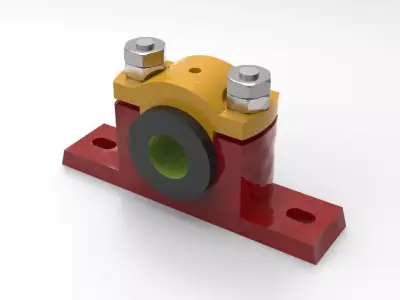 Pillow Block Bearing 3D model
