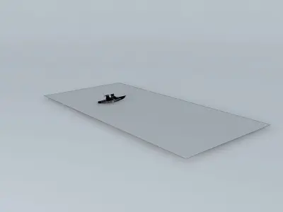 Santa Kayak Free 3D model