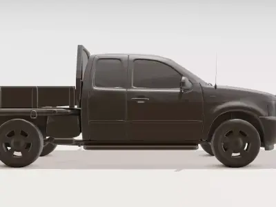 Big Buddy Pickup Cute Cartoon 3D Printable Toy Truck 3D print model