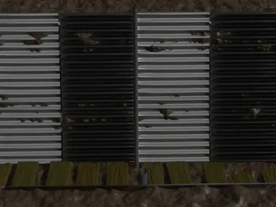 Trench section 3D model