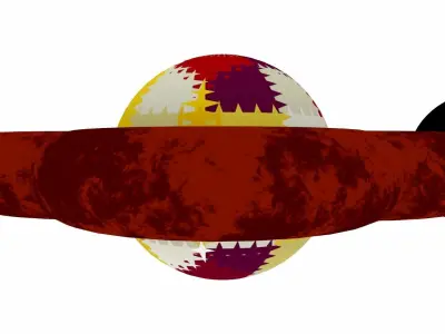 Spaceships Sneper Pack 1 Free low-poly 3D model